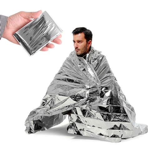 emergency space blankets.